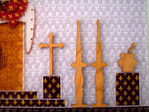 insertion d'éléments en bois